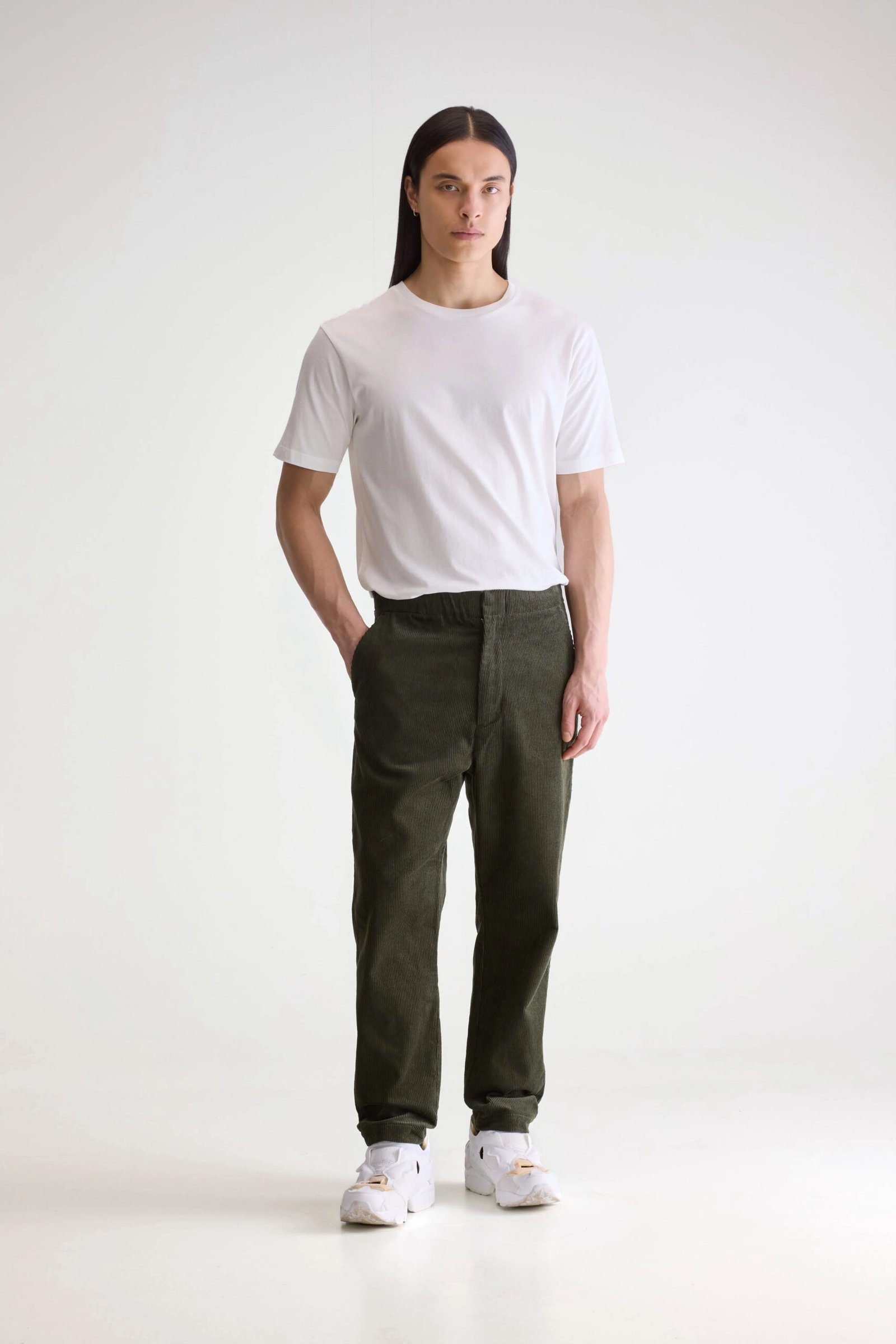 Paynt corduroy trousers (252 / M / DARK OLIVE) - Image 2