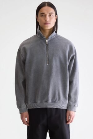 Fabro half-zip sweatshirt (252 / M / BLACK BLUE)